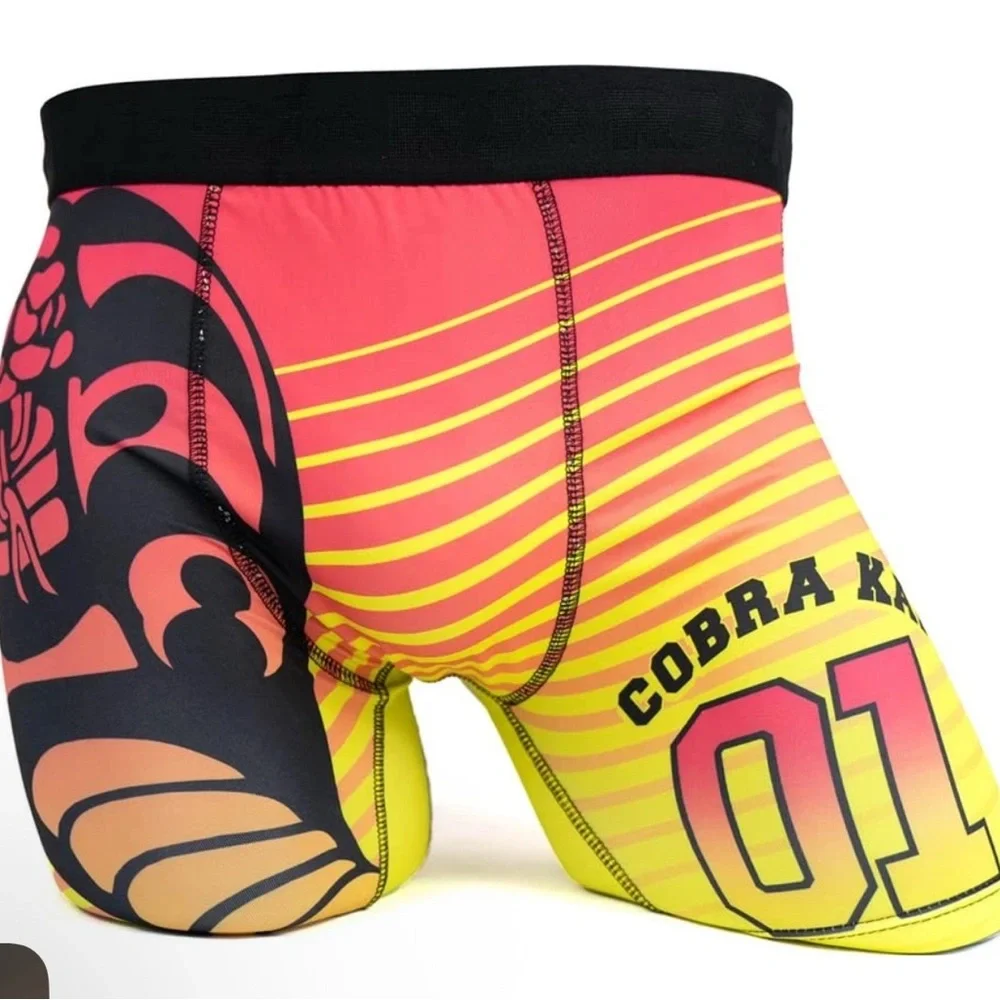 Cobra Kai Boxer Briefs - Black and Yellow